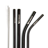 Black Metal Straw Set - Blendaco