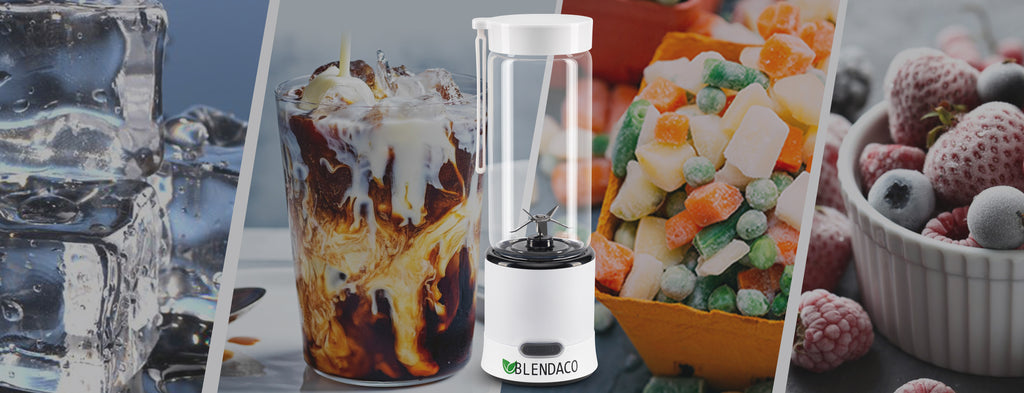 Portable Blender for Iced Drinks: Iced Fruit Smoothies & Iced Coffee