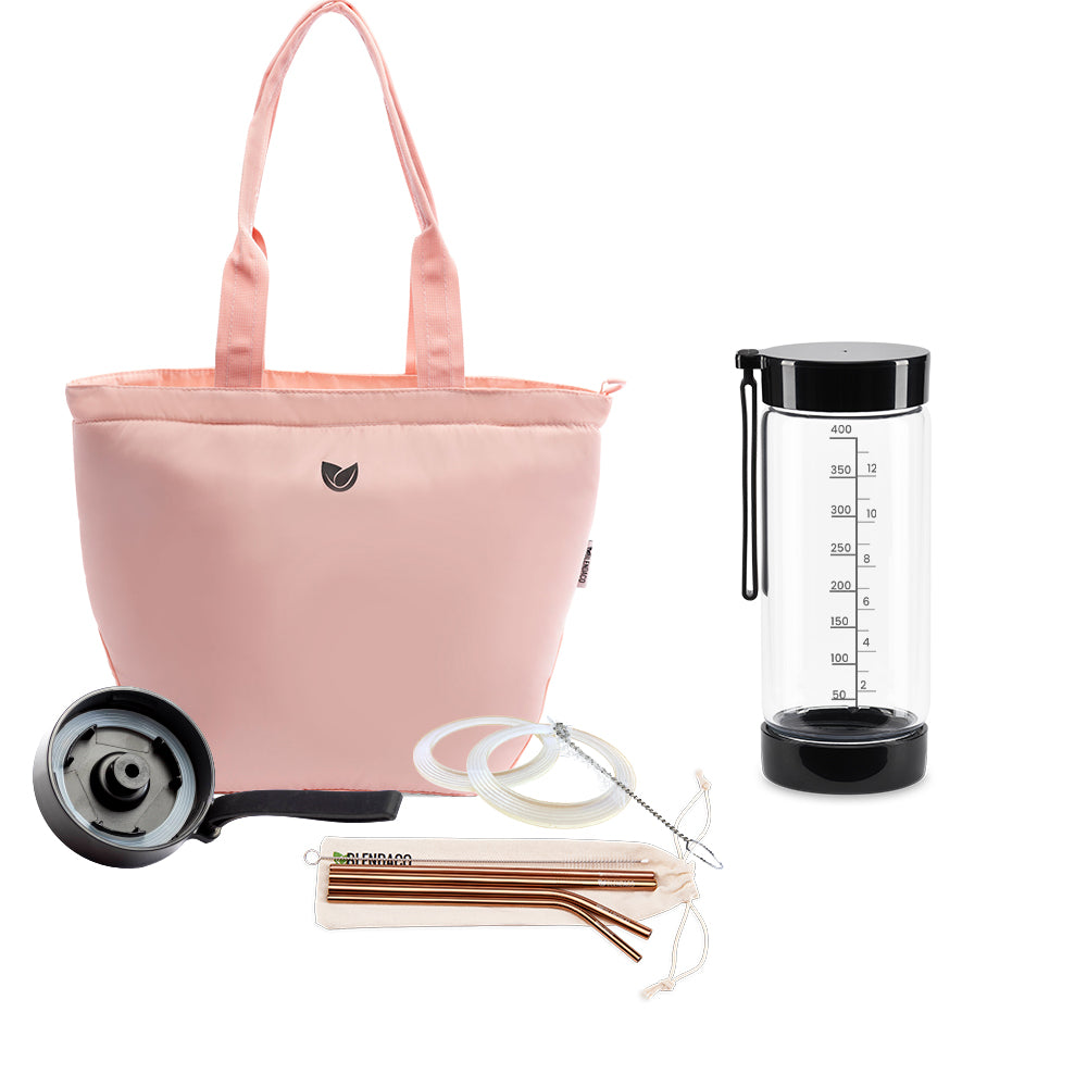 Accessories ( Bag + Jar&Lid + Straws + Hot Lid + Silicone Gaskets&Brush)